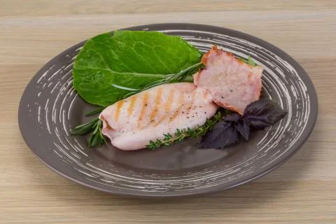 Grilled squid Stock Photos