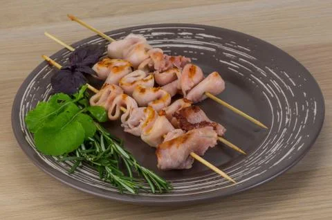 Grilled squid Stock-Fotos