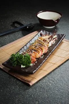 Grilled squid Foto stock