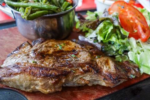 Grilled steak Foto stock