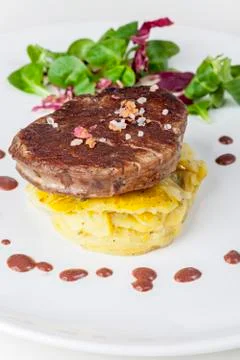 Grilled steak Stock Photos
