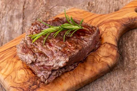 Grilled steak Stock Photos