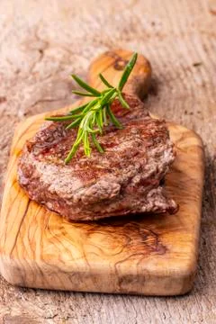 Grilled steak Stock Photos