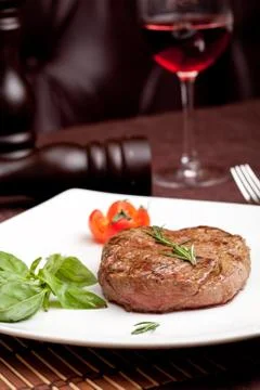 Grilled Steak Stock Photos
