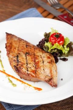 Grilled steak Stock Photos