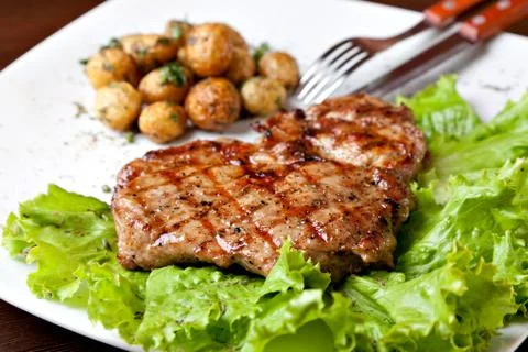 Grilled Steak Stock-Fotos