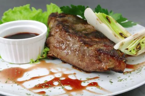Grilled t-bone steak Foto stock