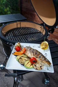Grilled Trout Stock Photos