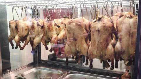 Grilled trunks chicken cooked for eat 스톡 동영상 232669887