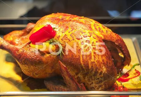 Grilled Turkey With Crispy Skin