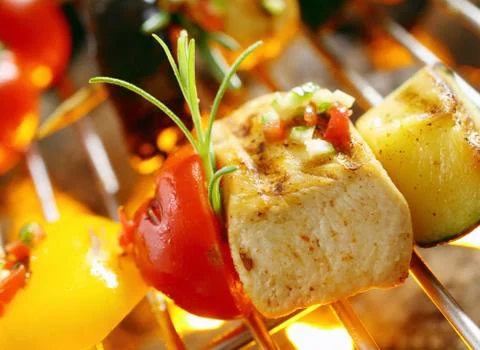 Grilled vegetable Stock Photos