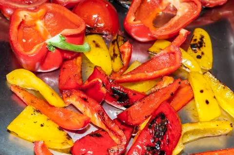 Grilled vegetables Stock Photos