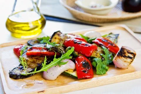 Grilled vegetables 写真素材