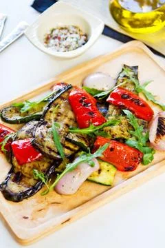 Grilled vegetables Stock Photos