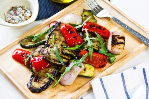 Grilled vegetables Stock Photos