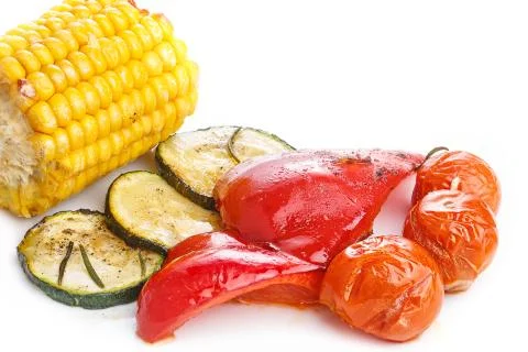 Grilled vegetables Stock Photos