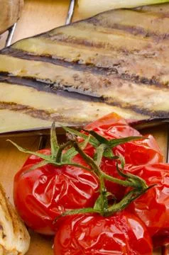 Grilled vegetables Stock Photos