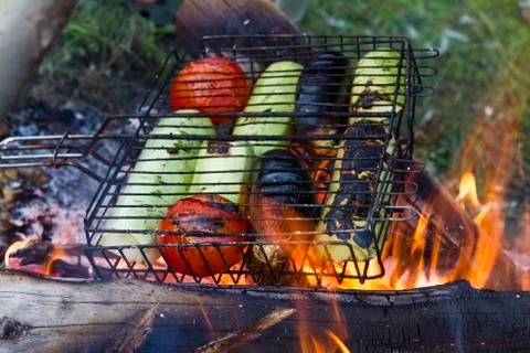 Grilled vegetables Foto stock