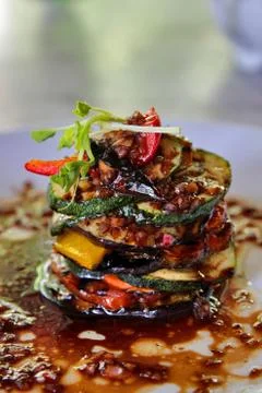 Grilled vegetables Stock Photos