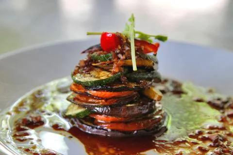 Grilled vegetables Stock Photos