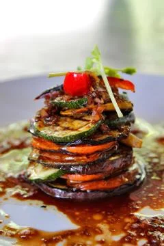 Grilled vegetables Stock Photos