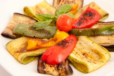 Grilled vegetables Stock Photos