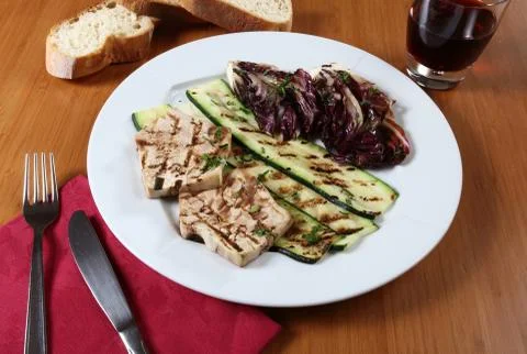 Grilled vegetables Stock Photos