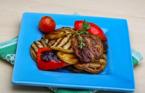 Grilled vegetables Stock Photos