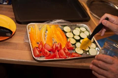 Grilled vegetables. Foto stock