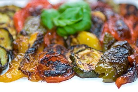 Grilled vegetables Stock Photos
