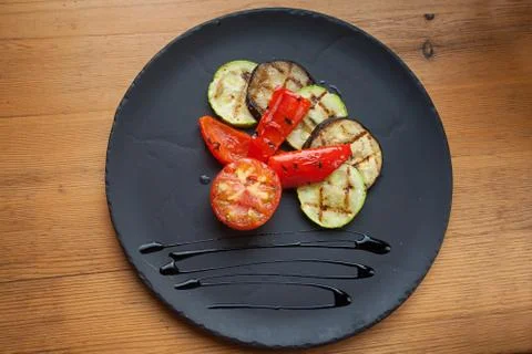 Grilled vegetables Stock Photos