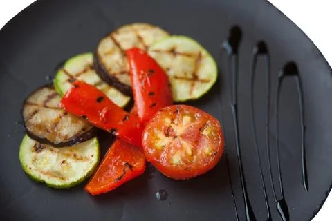 Grilled vegetables Stock Photos