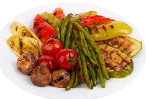 Grilled vegetables Stock Photos