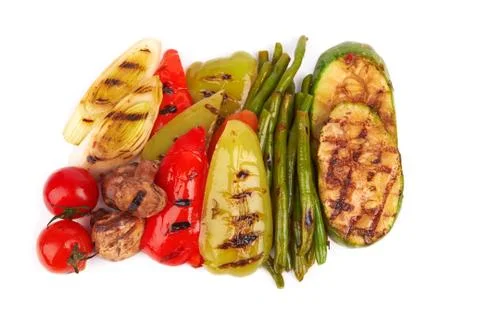 Grilled vegetables Stock Photos
