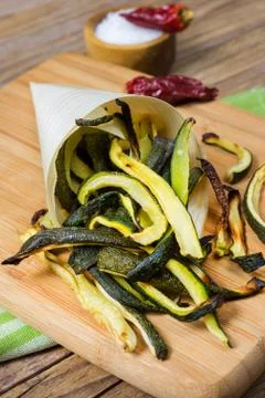 Grilled zucchini Stock Photos