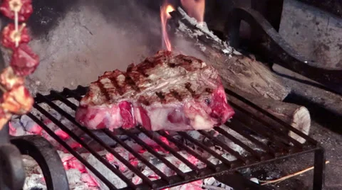 Grilling in the backyard 動画素材 32274086