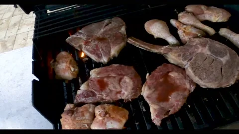 Grilling Stock Footage 162934278
