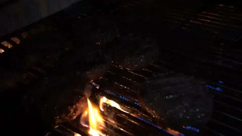 Grilling Hamburgers Stock Footage 133849785