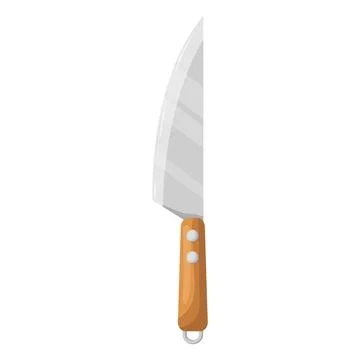 A grilling knife. Vector illustration on a white background Stock Illustration