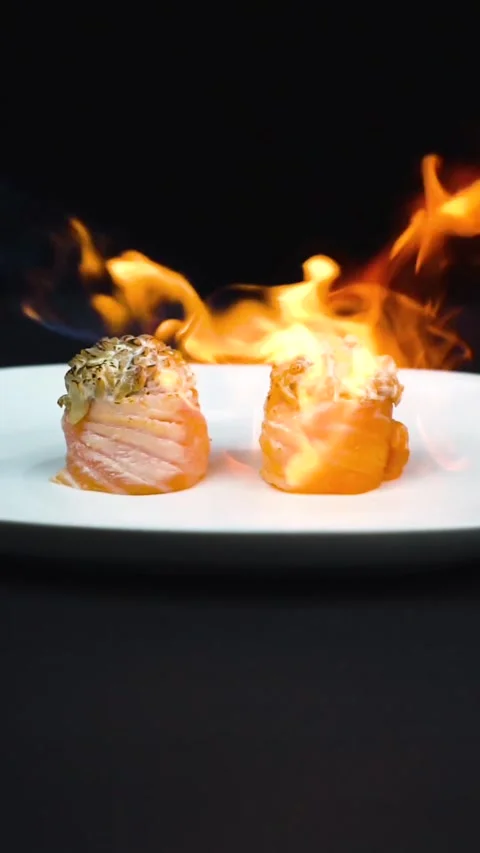 Grilling meat Stock Footage 239031676