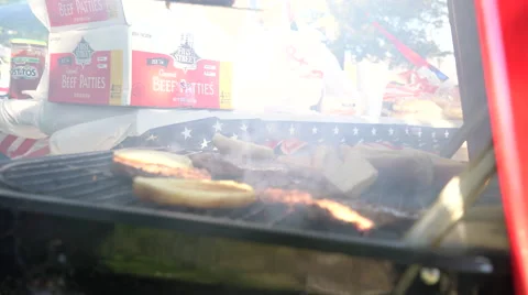 Grilling Party Stock Footage 65069851