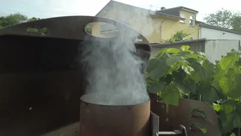Grilling preparation for barbeque 6 Stock Footage 202324344