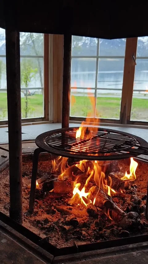 Grilling preparations underway. Video stock 269531534