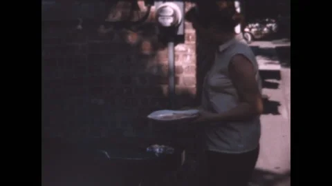 Grilling Steak 1963 Stock Footage 136331949