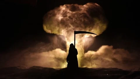 Grim reaper amazing video Stock Footage 314908313