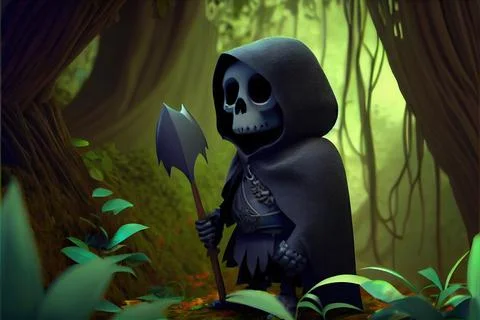 Grim Reaper Brazil Stock Illustration