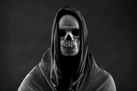 Grim reaper in the dark Stock-Fotos