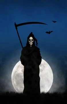 The grim reaper Stock Illustration