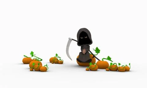 Grim Reaper Stock Illustration
