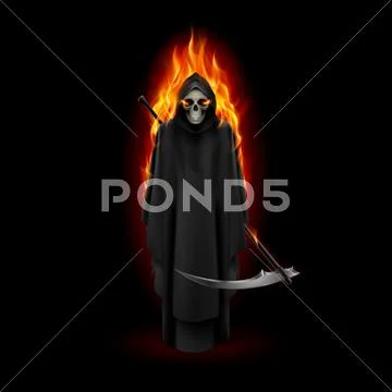 Grim Reaper Stock Illustration